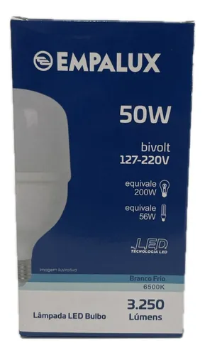 imagem de LAMPADA LED 50W BULBO 6.500 K