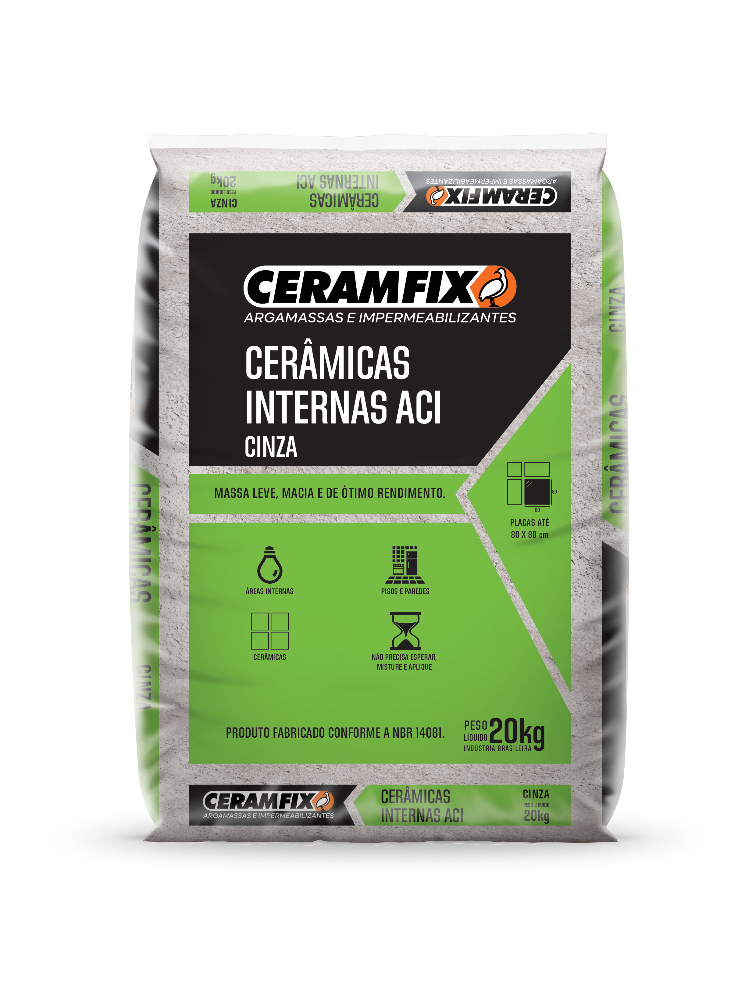 imagem de ARGAMASSA AC-1 CINZA  CERAMFIX