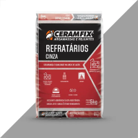 imagem de ARGAMASSA REFRATARIA CERAMFIX CINZA 5KG